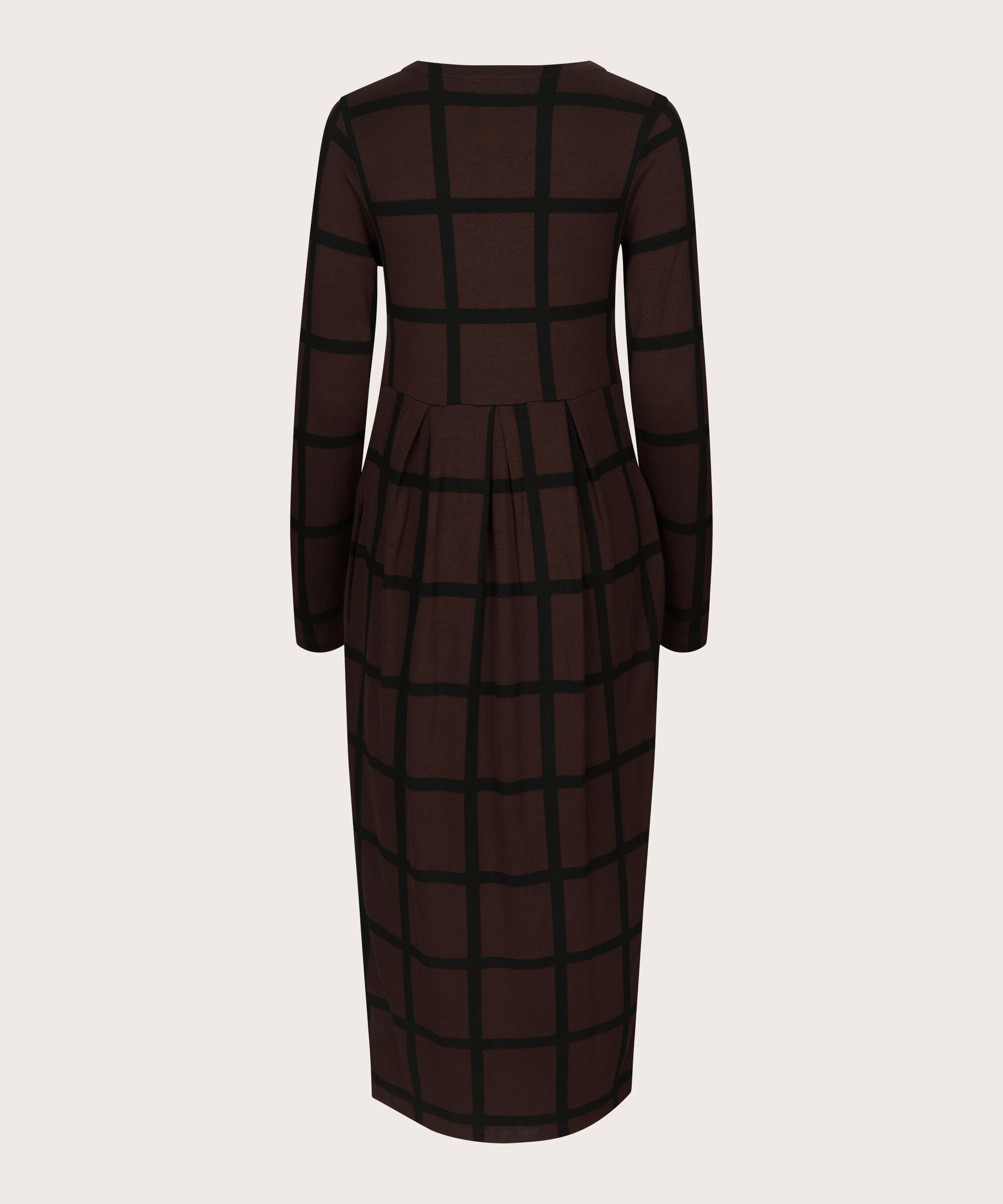 Nilana JERSEY Dress, Coffee Bean