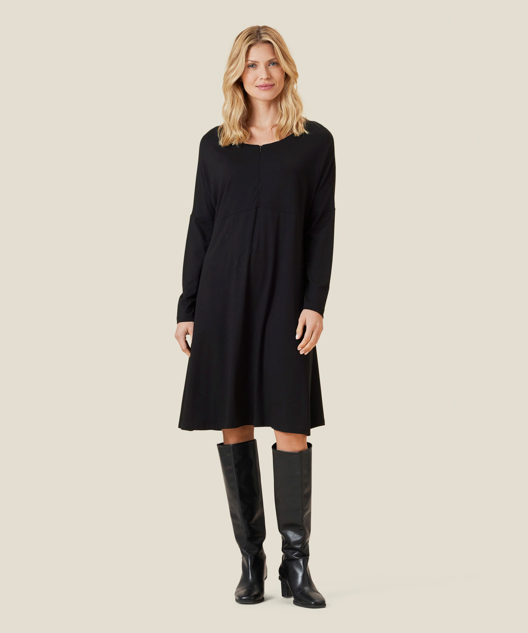 NABSA DRESS, Black