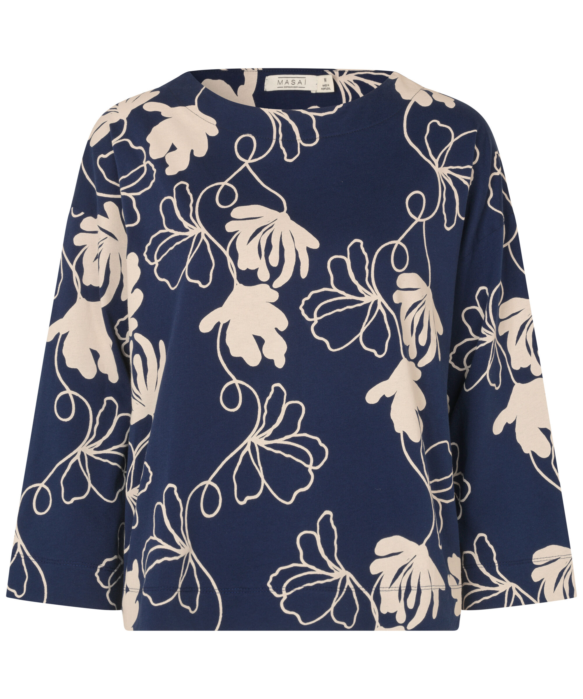 Beannie Jersey Top, Maritime Blue