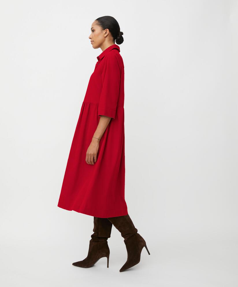 Nynisla Shirt Dress, Scarlet Sage