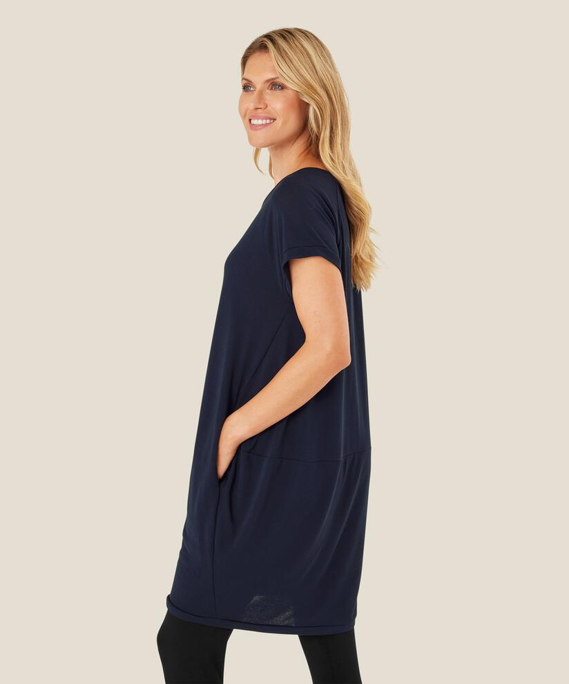 Galina JERSEY Tunic, Navy