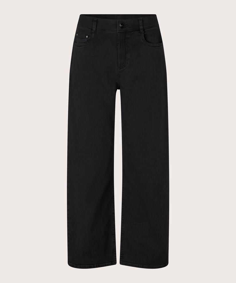Philine Denim Trousers, Black