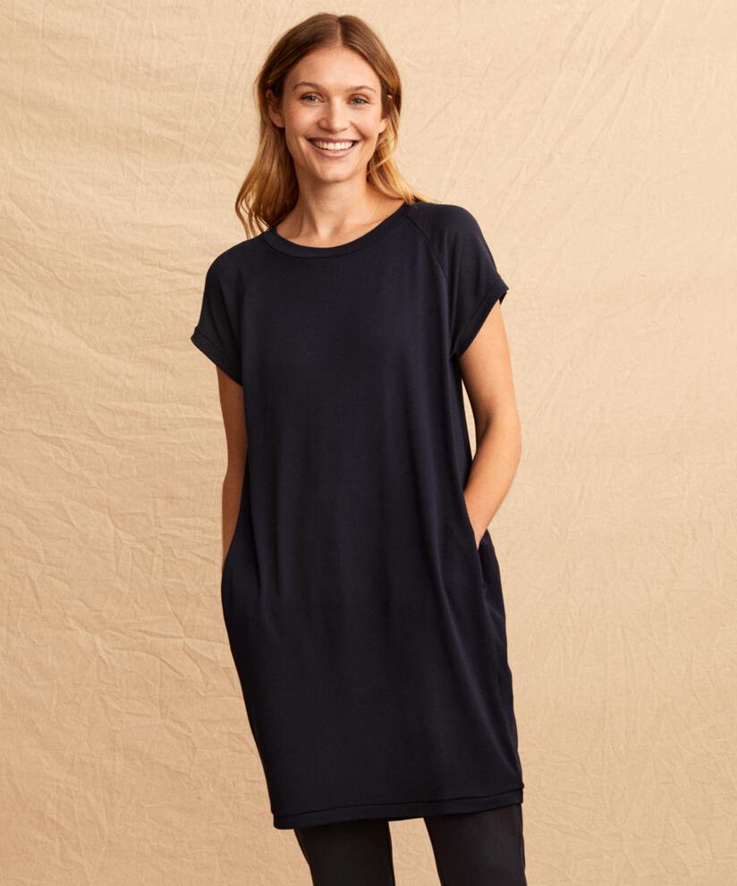 Galina JERSEY Tunic, Navy