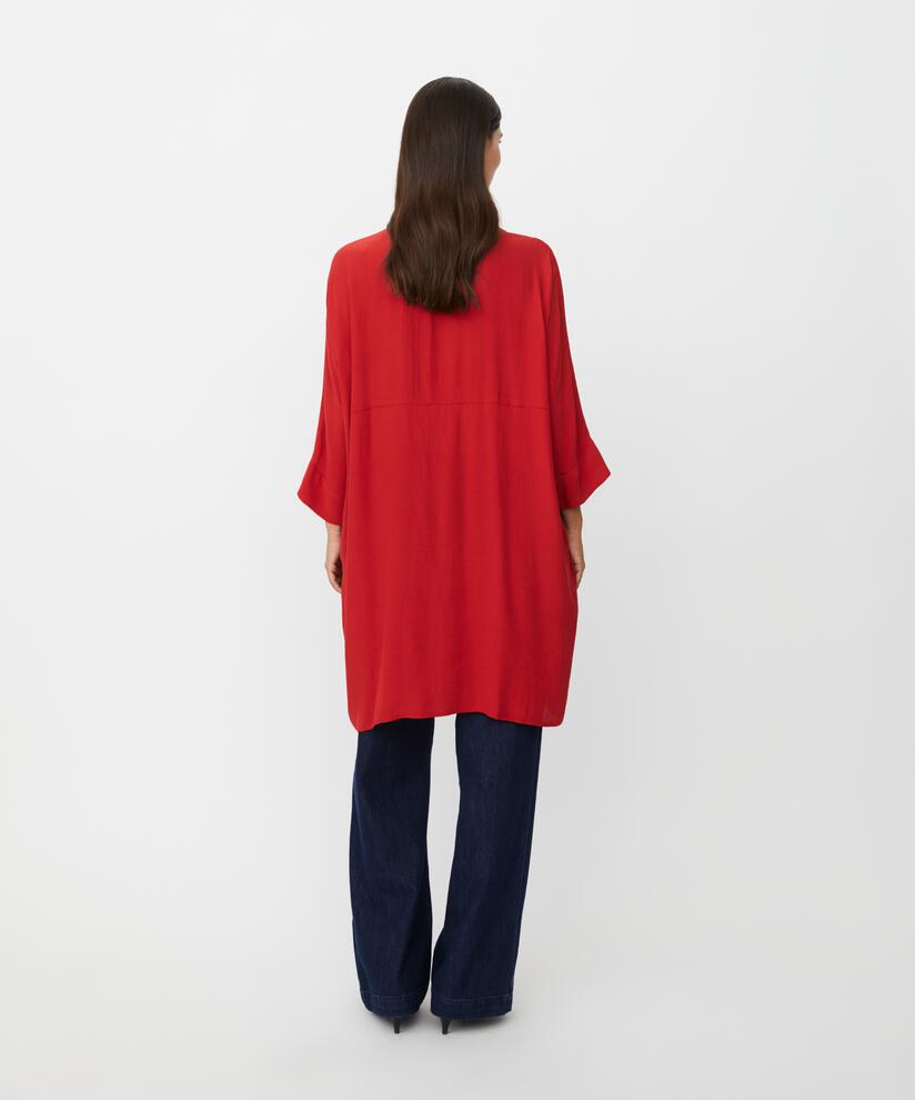 Iosetta Shirt Dress, Scarlet Sage