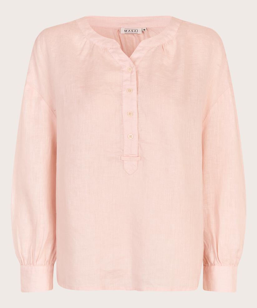 Dashina Blouse, Mauve Chalk