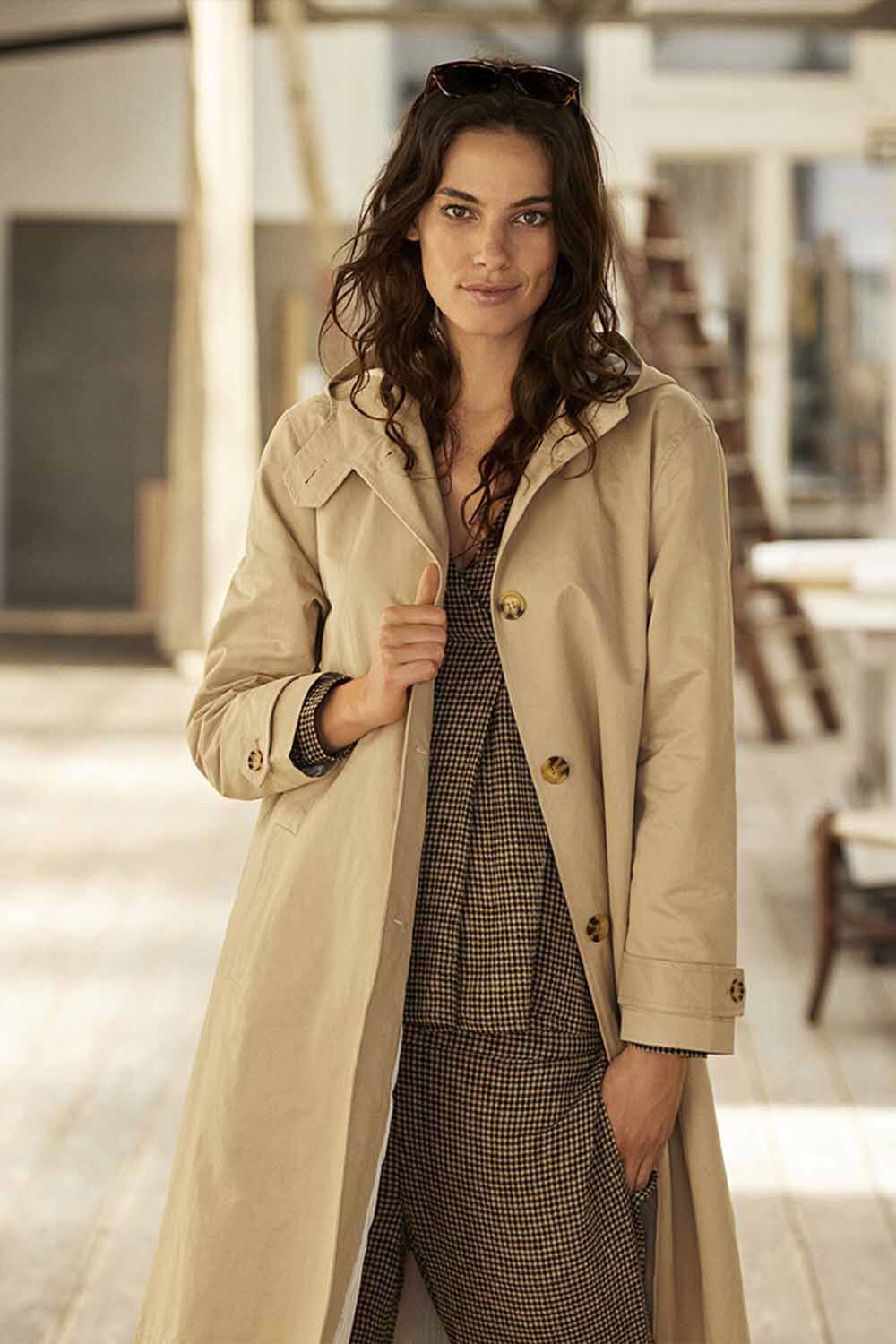 TATIA COAT, Sand