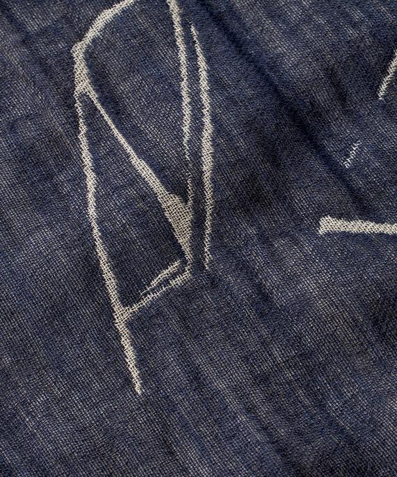 Astali Scarf, Navy Blazer