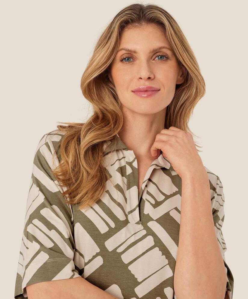 Gaiaba JERSEY Tunic, Dusky Green
