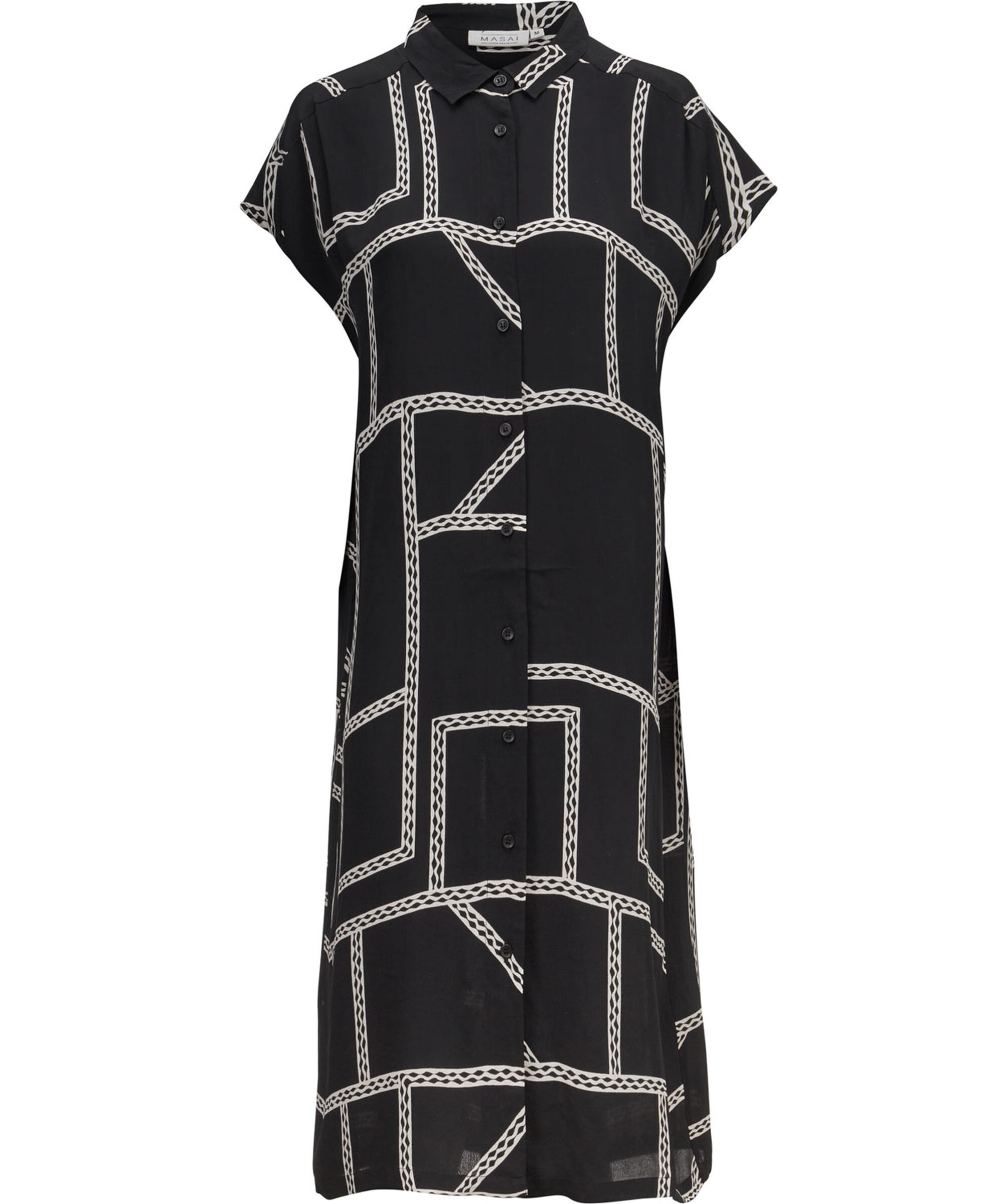 NELLA SHIRT DRESS, Black