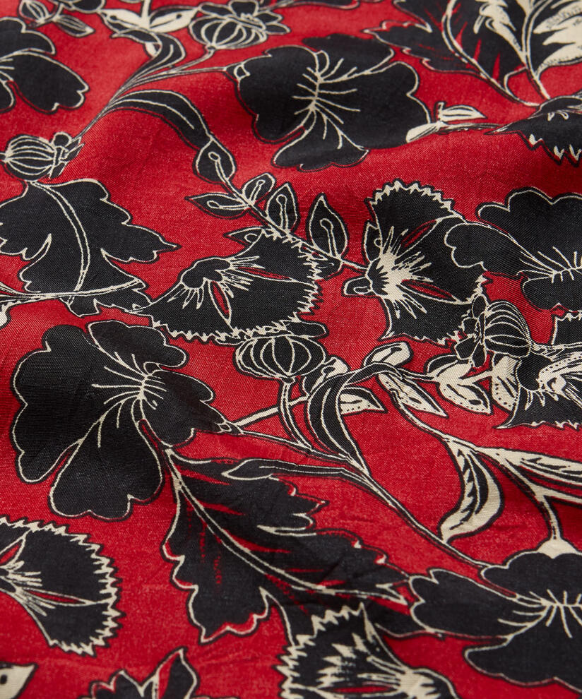 ALONG SCARF, Scarlet Sage