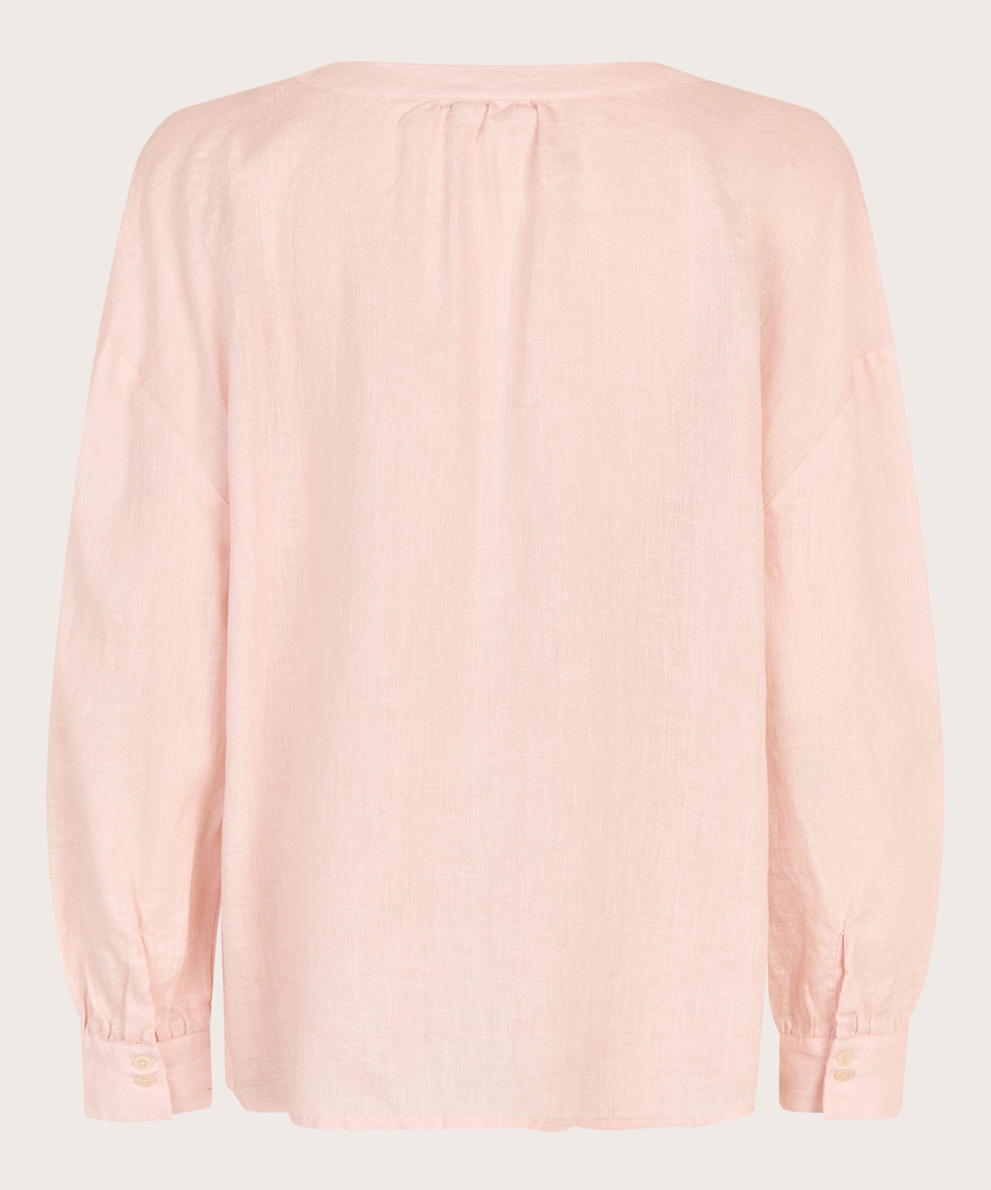 Dashina Blouse, Mauve Chalk