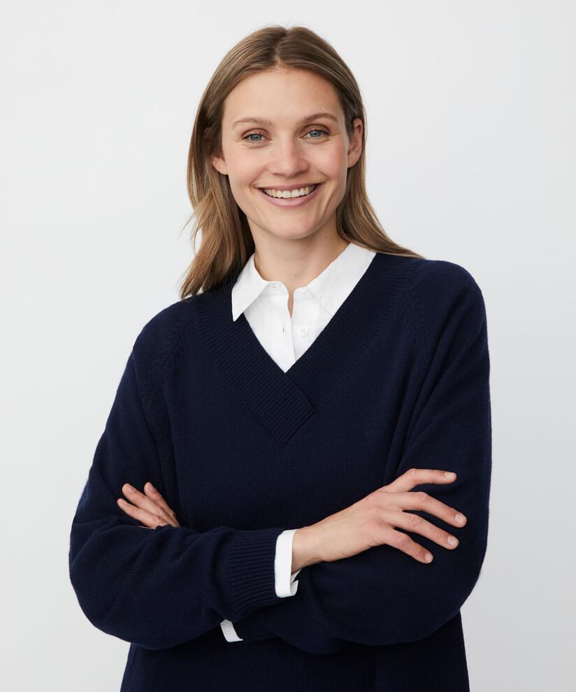 Fordane Jumper, Navy Blazer
