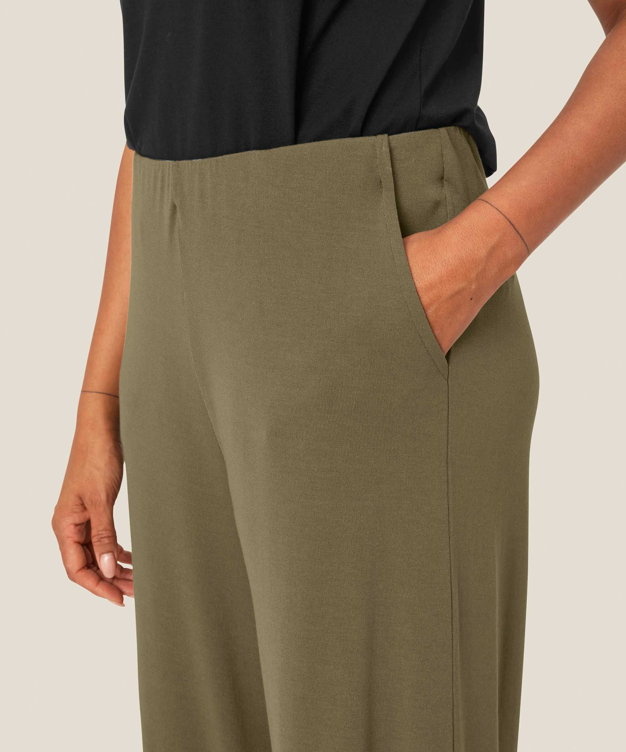 Pirista JERSEY Trousers, D. Lichen Green