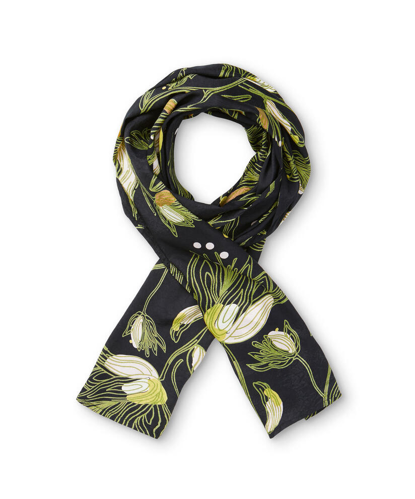 ALONG SCARF, Green Sheen
