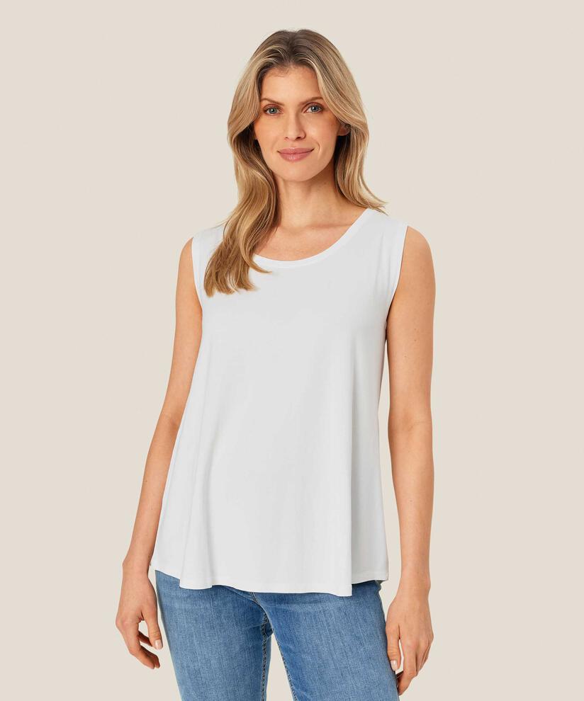 Elisa JERSEY Top, White