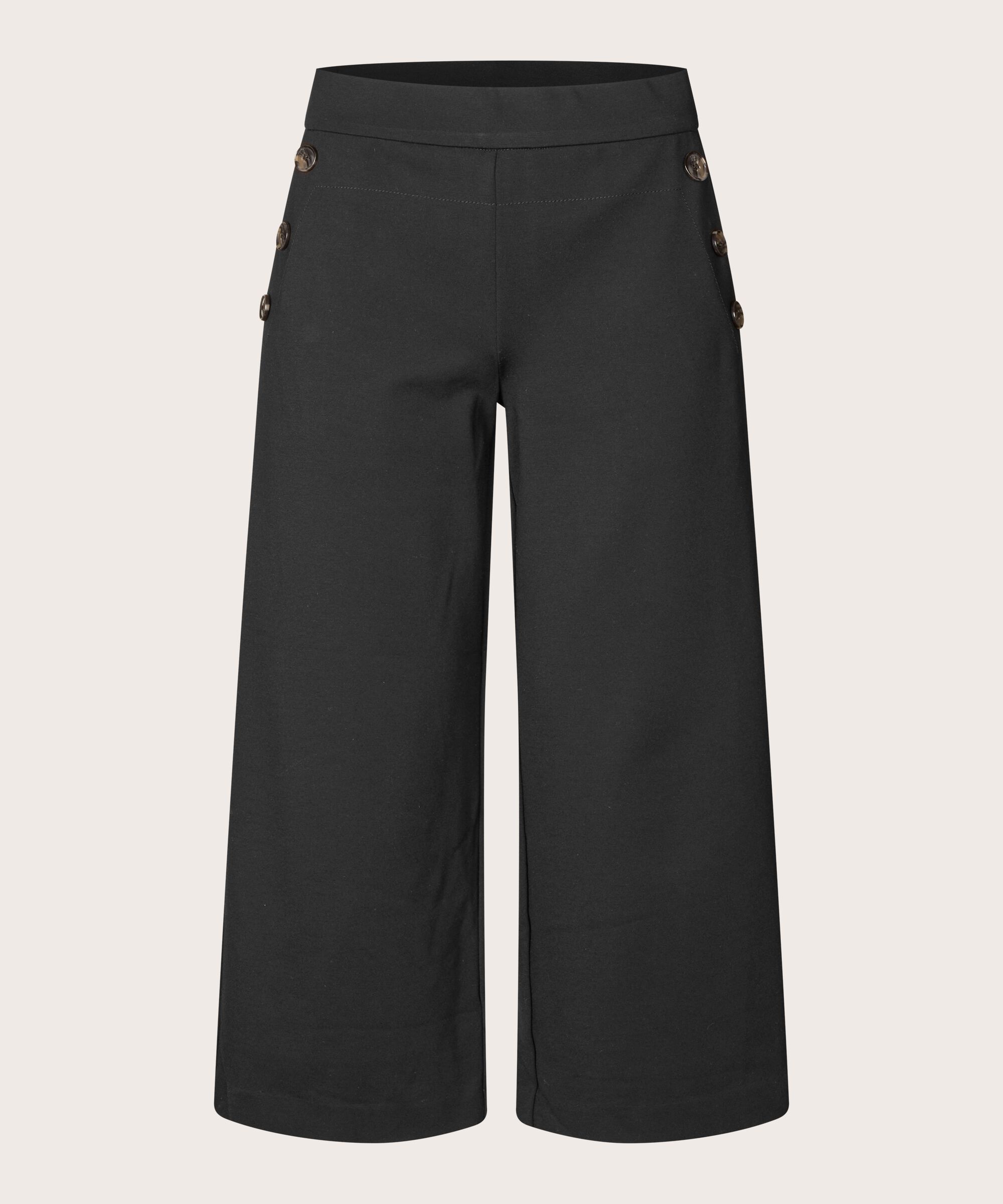 Prisca JERSEY Trousers, Black