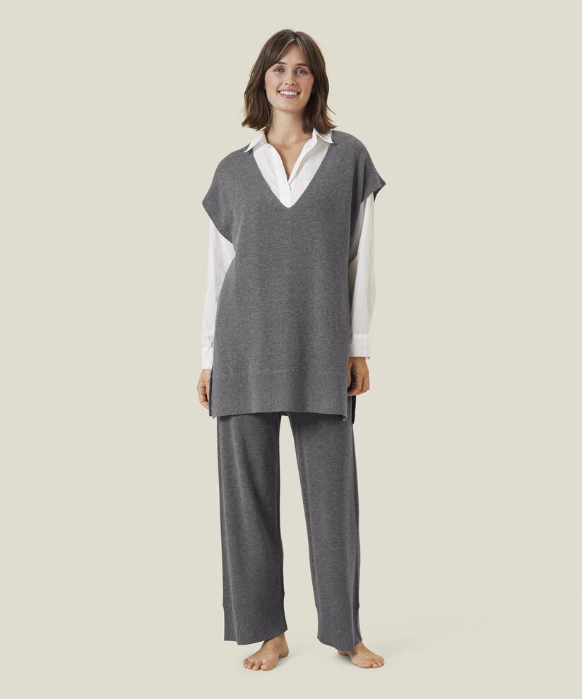 FRANCA TOP, M. Grey mel.