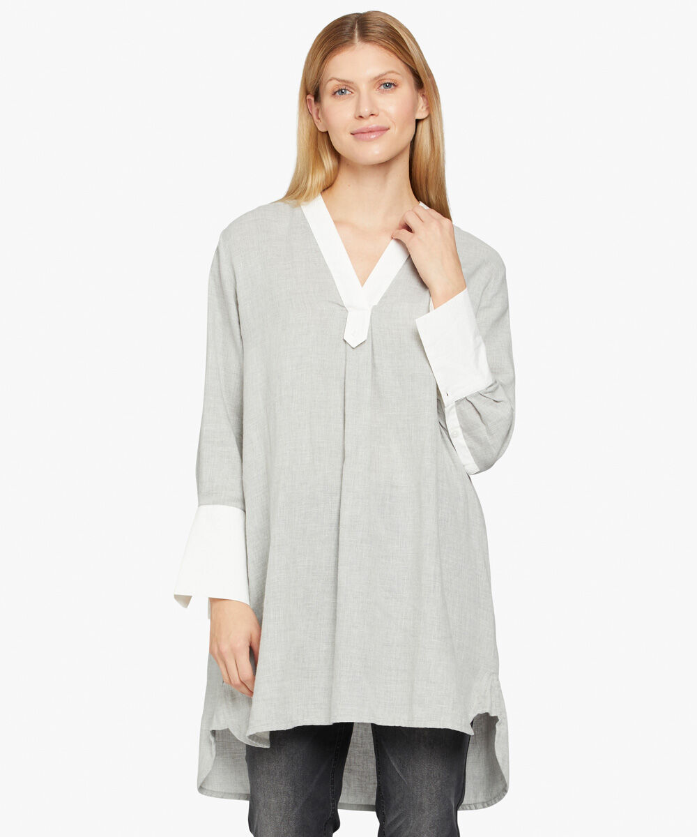 GENETTA TUNIC, M. Grey mel.