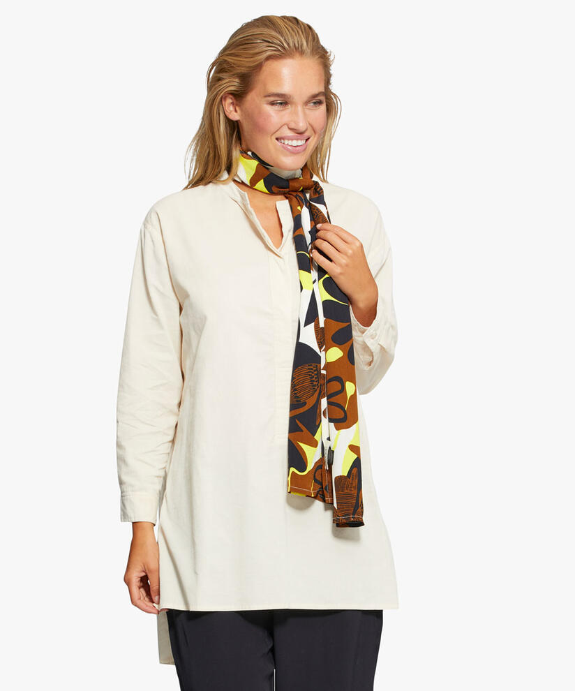 ALONG SCARF, Green Sheen