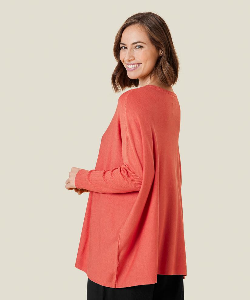 Fanasi Jumper, Spiced Coral, hi-res