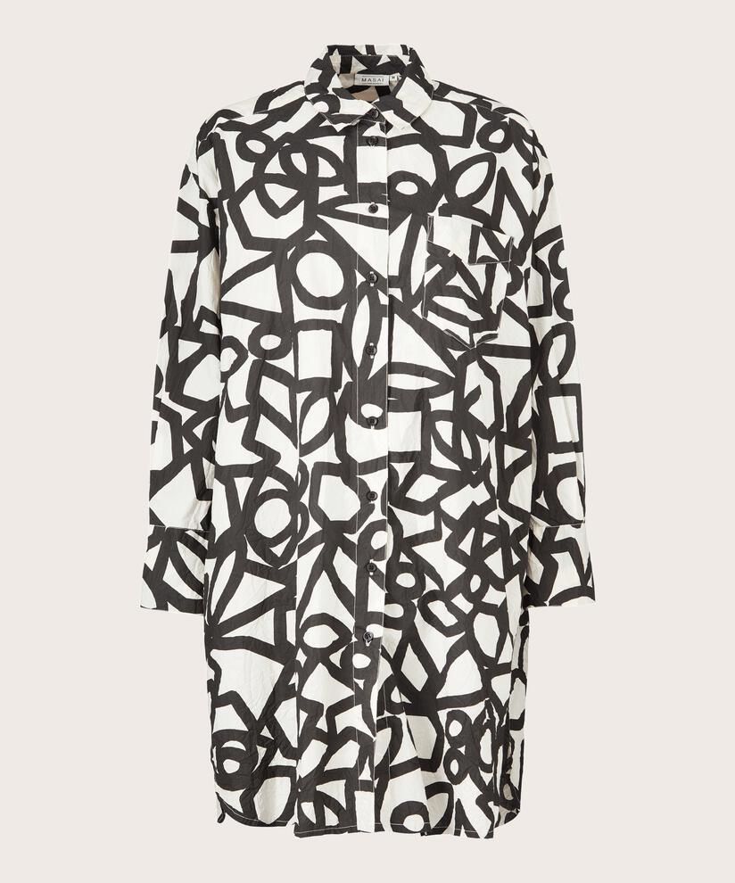 NIZZY SHIRT DRESS, Whitecap