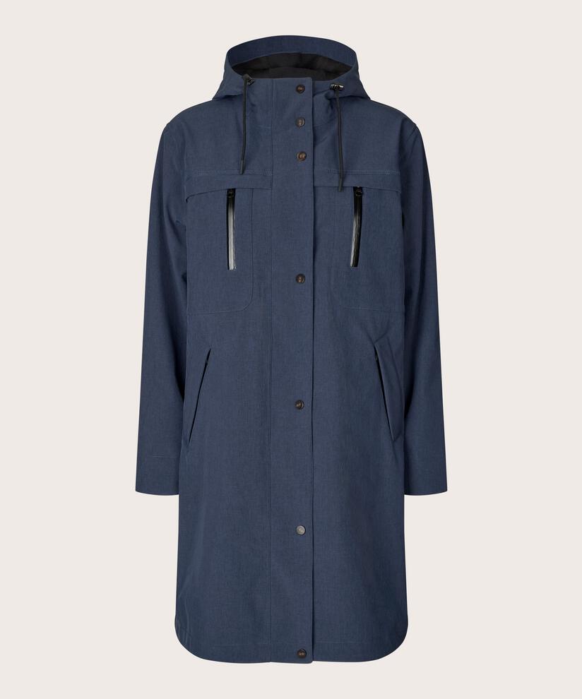 Tolivia Softshell Coat, Mood Indigo
