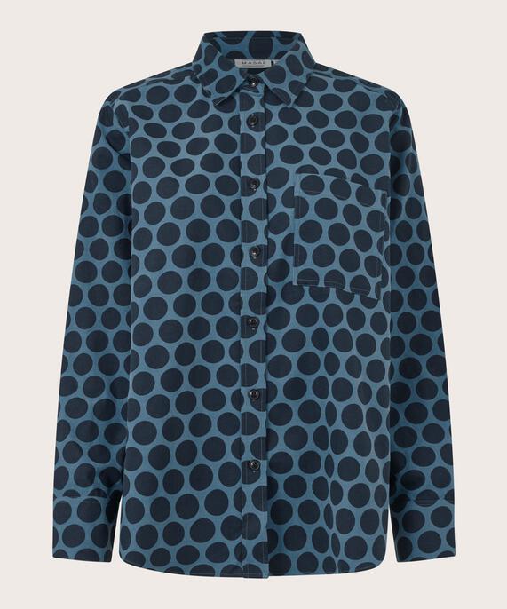 Indiba Shirt, Navy Blazer