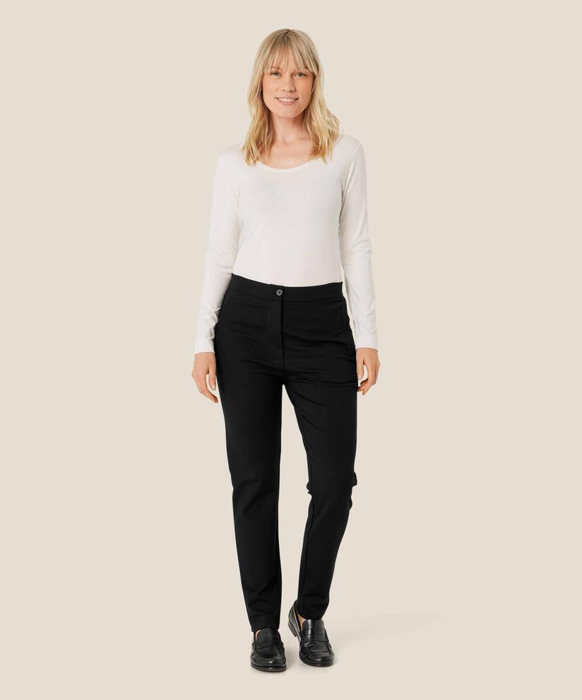 Pamala JERSEY Trousers, Black
