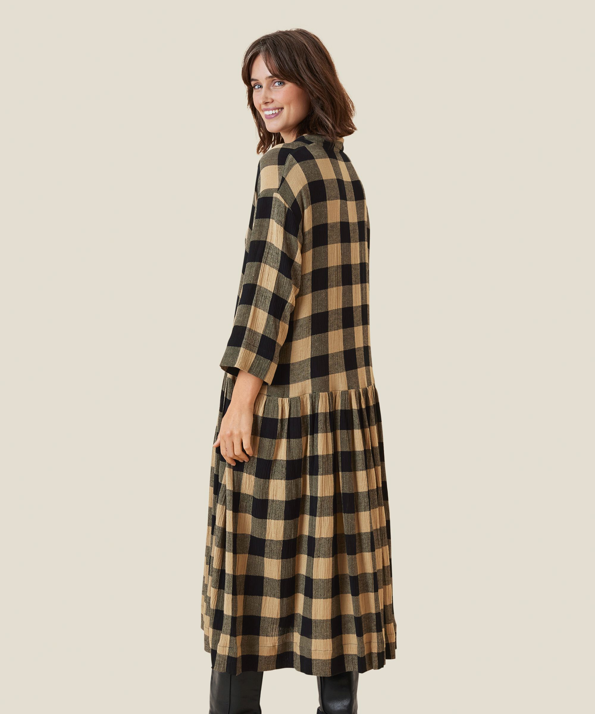 NANETTI DRESS, Travertine