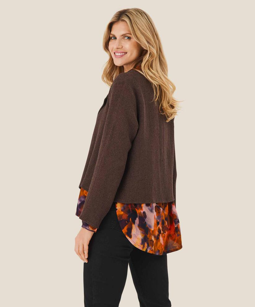 Julitta Jacket, Coffee Bean