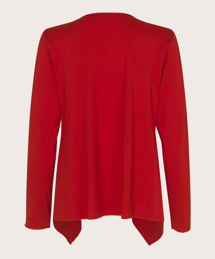 Itally JERSEY Cardigan, Goji Berry