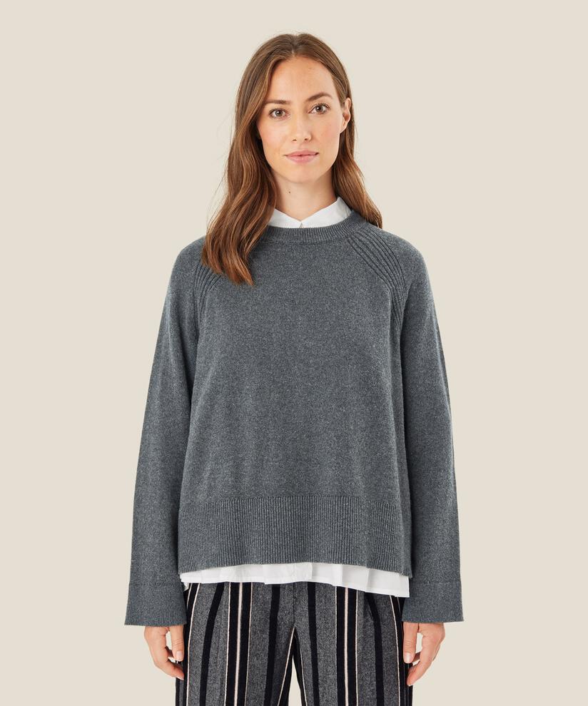 Fletcher Jumper, M. Grey mel.