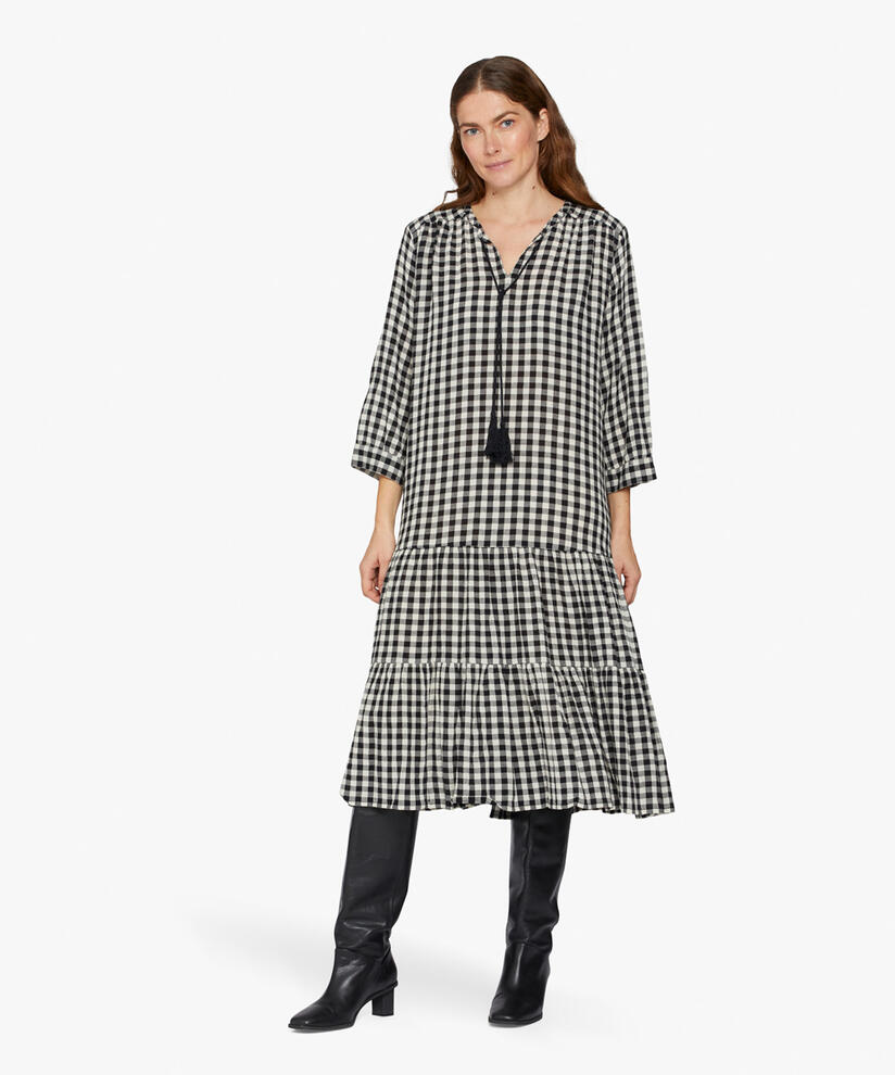 NARI DRESS, Black, hi-res
