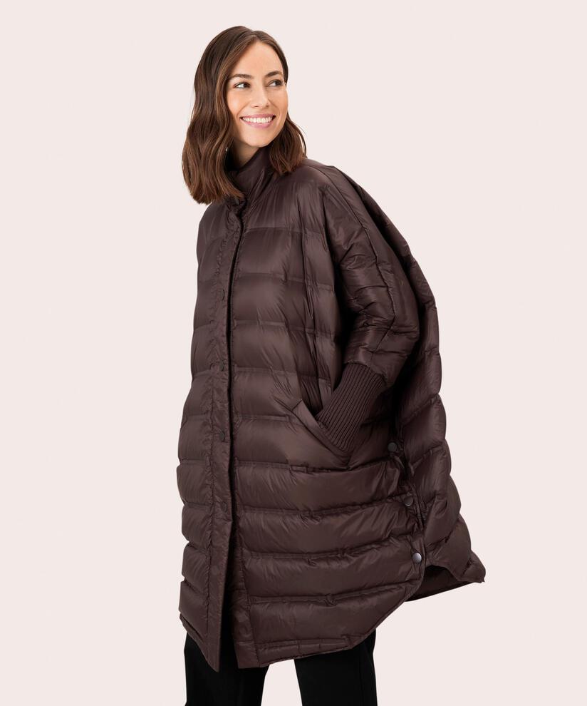 Tilda Down Coat, Coffee Bean