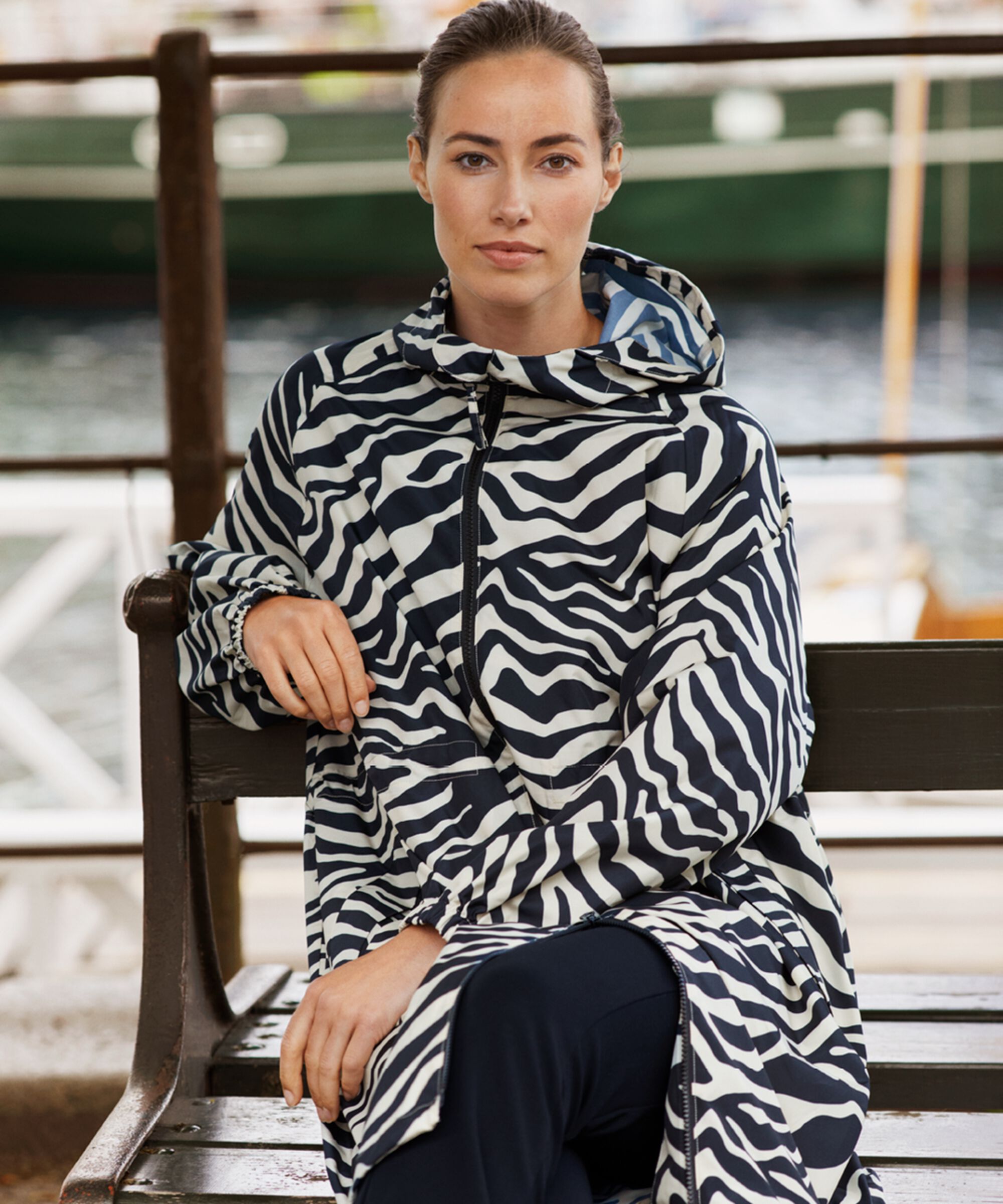 Trina Rain Coat, Black