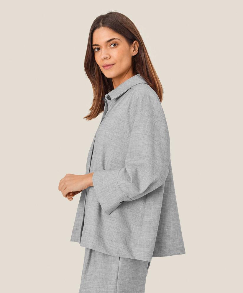 Idakaia Shirt, L. Grey mel.