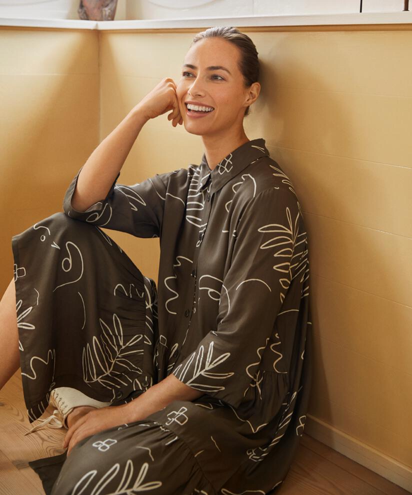 Nydilla Dress, Crocodile