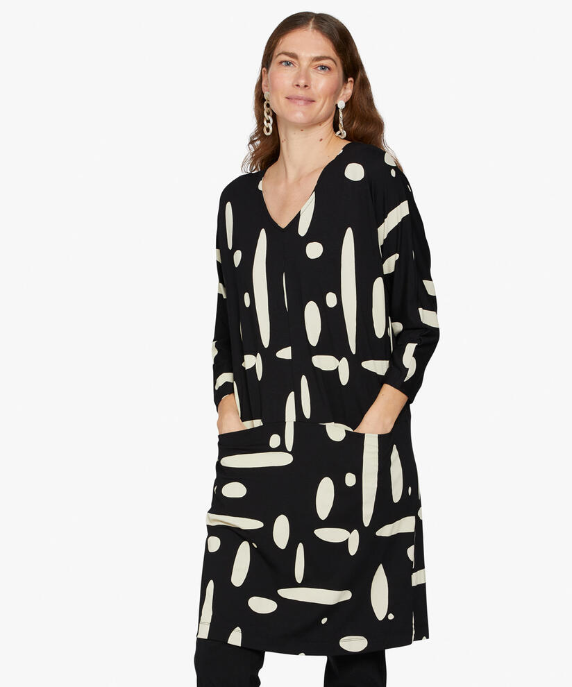 GIZINA TUNIC, Black