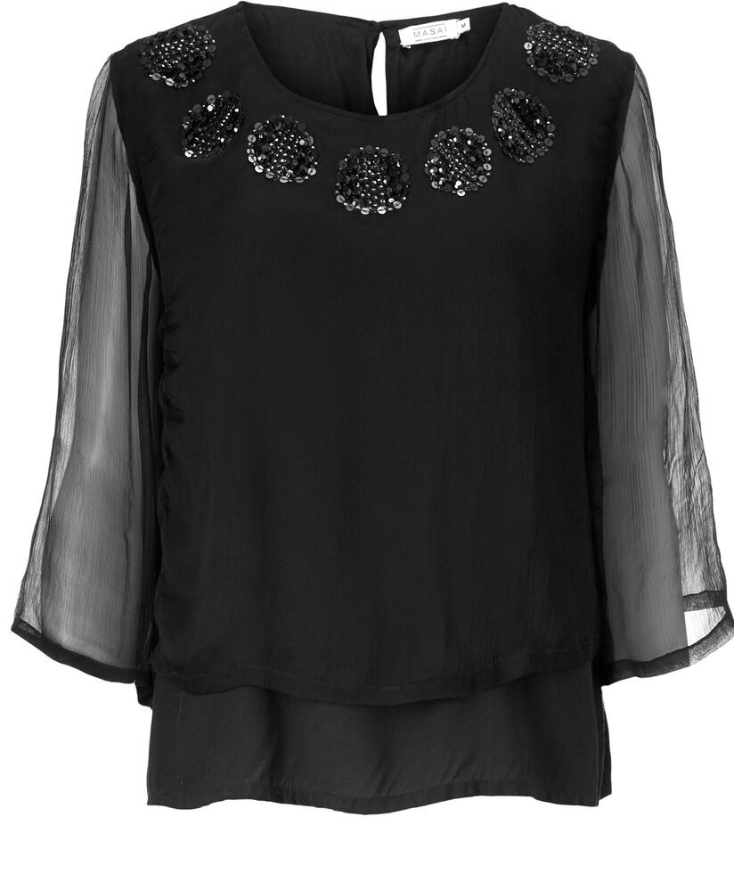 BRYNHILD TOP, Black