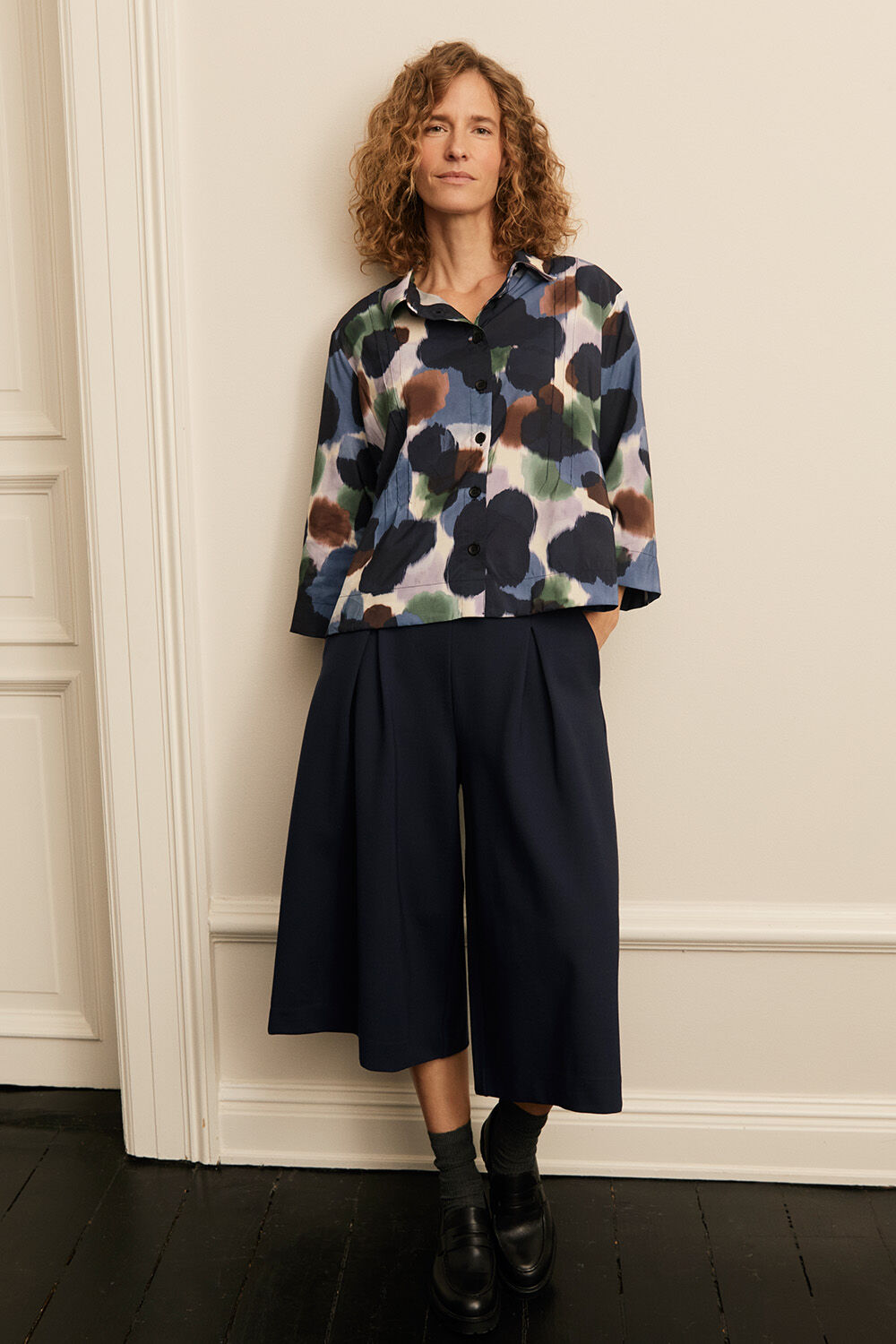 Ibilisan Shirt - Navy Blazer, Parmona JERSEY Trousers - Navy Blazer