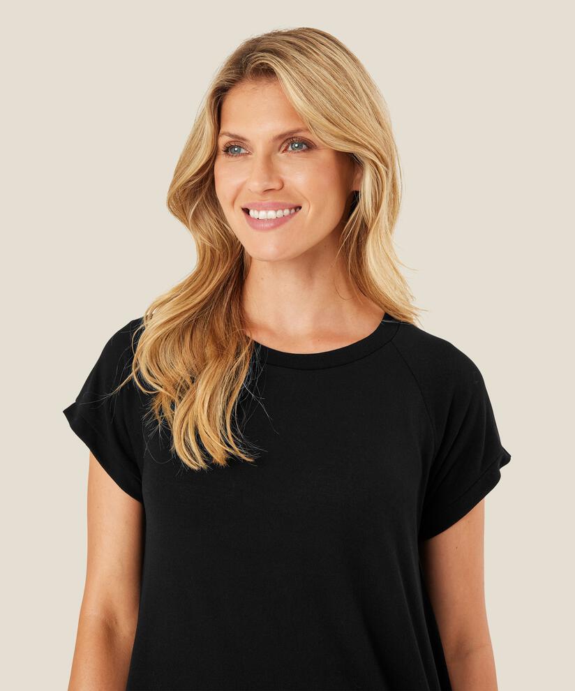Galina JERSEY Tunic, Black