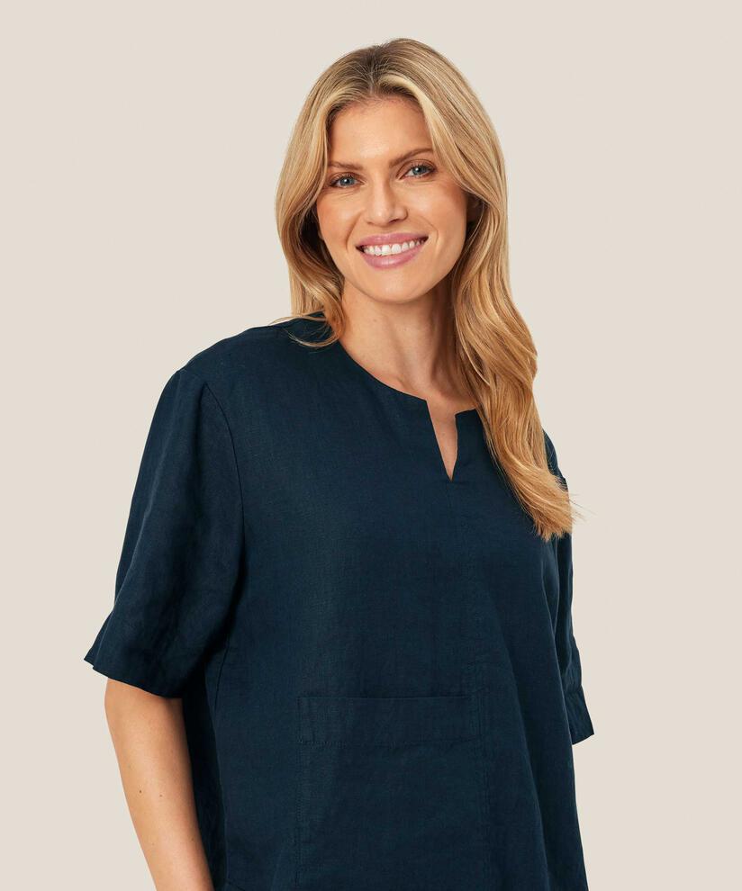 Dolorea Blouse, Navy