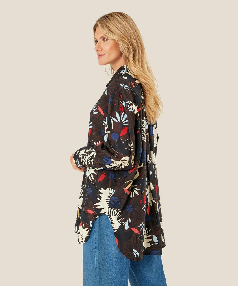 Gidette Tunic, Coffee Bean