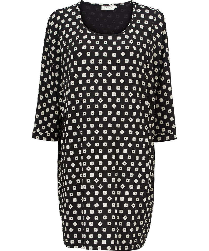 GALENY JERSEY TUNIC, Black
