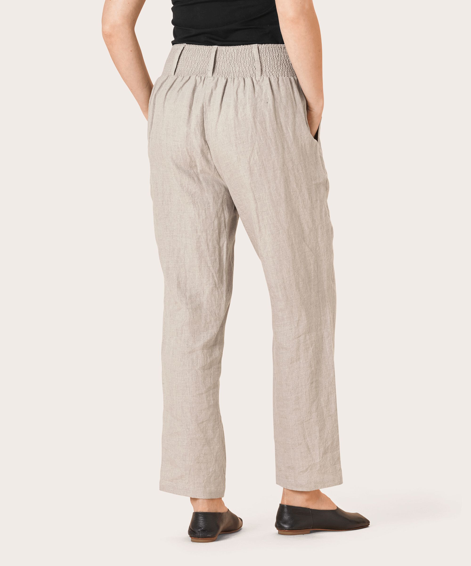 PETRONI TROUSERS, Natural