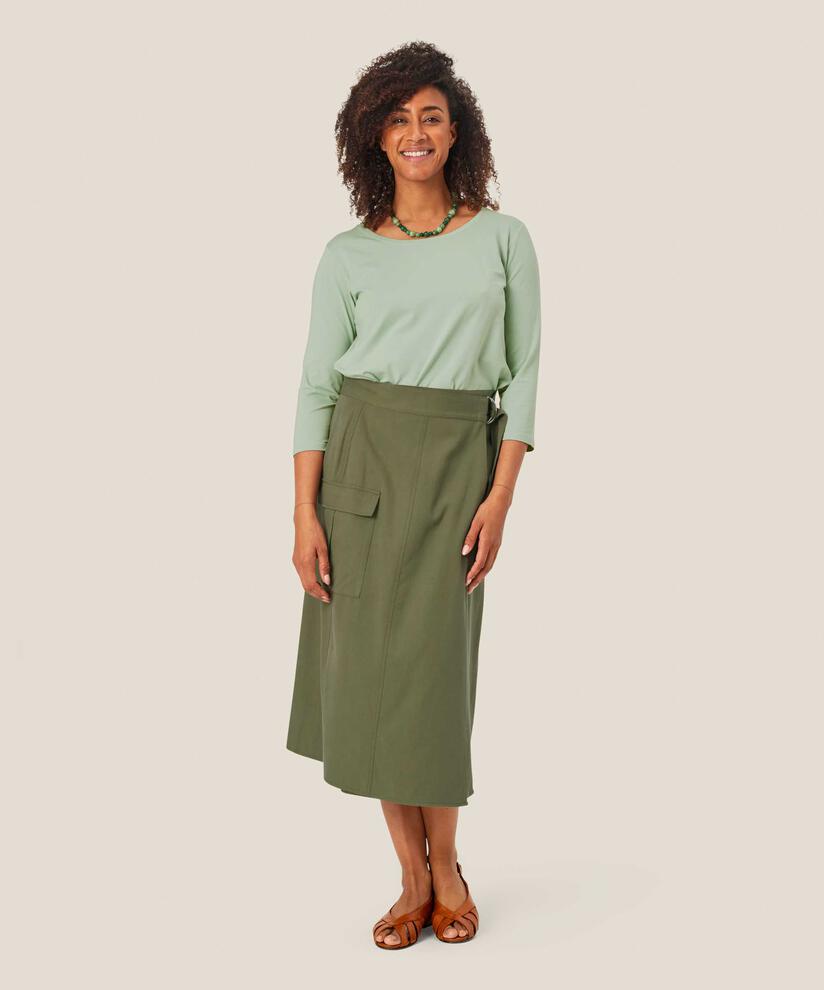 Cecille JERSEY Top, Frosty Green