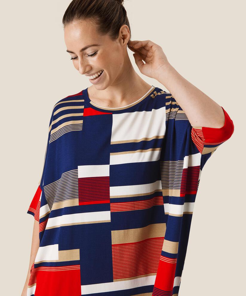 Gabina JERSEY Tunic, Goji Berry
